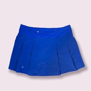 Lululemon Pace Rival Skirt, Wild Blue Bell, Size 8 Tall, Like new